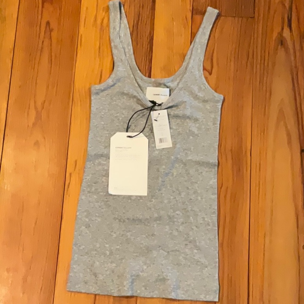 Current/Elliott The Slim Tank NWTs Grey size 0.